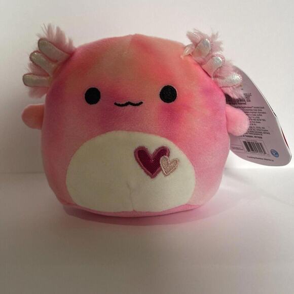 Kellytoy Other - Kellytoy Squishmallows Official Plush Toy 5 inch Aleka Axolotl NWT Valentine